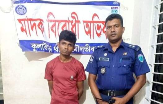 চোলাই মদসহ মাদক কারবারি গ্রেপ্তার