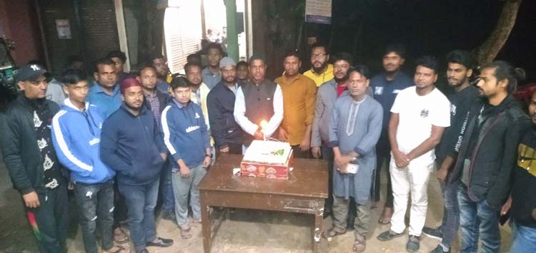 কুলাউড়ায় সাবেক ছাত্রলীগ নেতা রুহিনের জন্মদিন পালন