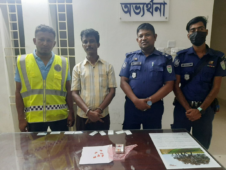 জুড়ীতে ৩৩ পিস ইয়াবাসহ আটক-১