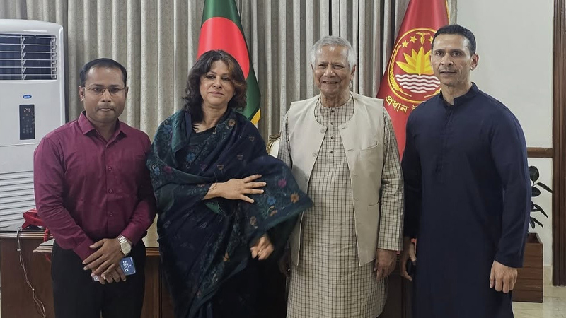 প্রধান উপদেষ্টার সঙ্গে সাক্ষাৎ করলেন সোহেল তাজ