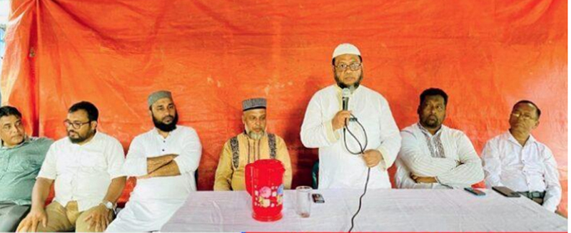 কুলাউড়ায় পূজারীদের পাশে থাকার আশ্বাস দিলেন জামায়াতের এমপি প্রার্থী সায়েদ আলী