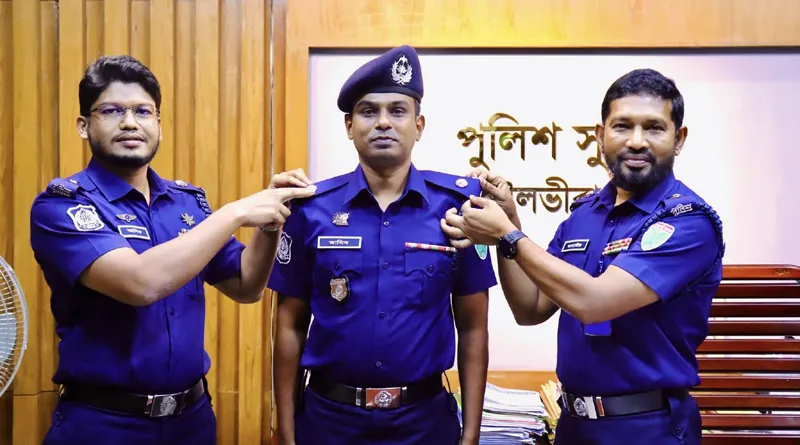 অতিরিক্ত পুলিশ সুপার পদে পদোন্নতি পেলেন শ্রীমঙ্গল সার্কেলের আনিসুর রহমান
