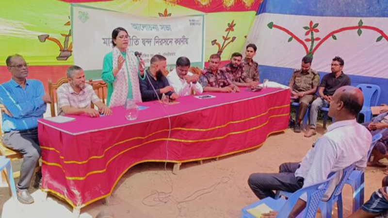 জুড়ীতে মানুষ-হাতি দ্বন্দ নিরসনে করনীয় বিষয়ক সভা