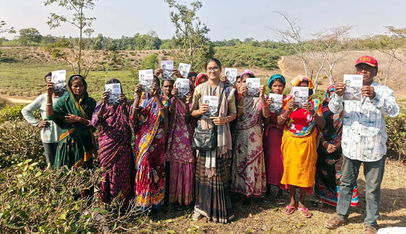 কুলাউড়ায় ভোটারদের নজর কাড়ছেন একমাত্র নারী প্রার্থী সাদিয়া নোশিন