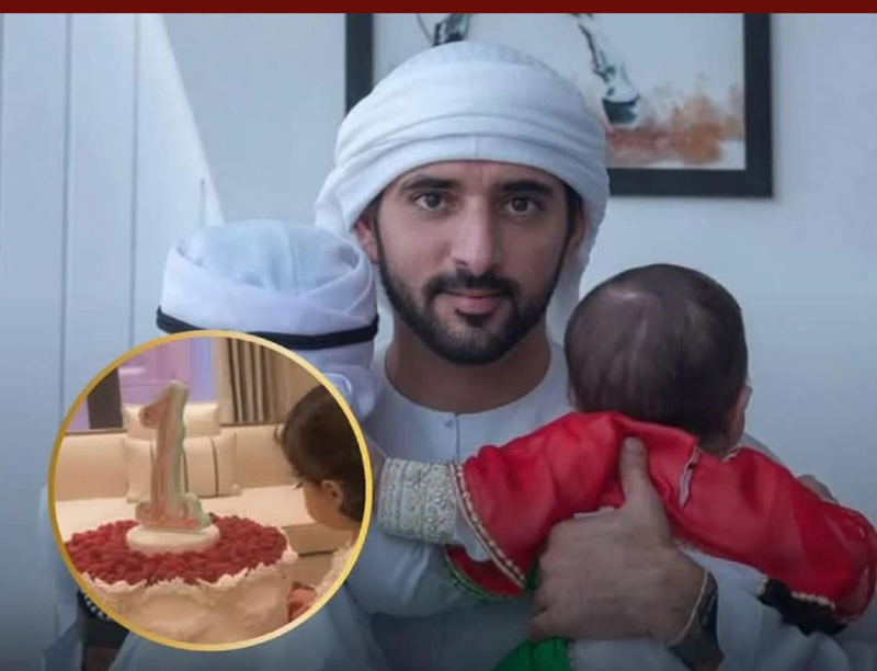 শেখ হামদান বিন রশিদ তাঁর কন্যা হিন্দের প্রথম জন্মদিনের হৃদয়স্পর্শী ছবি শেয়ার করেছেন