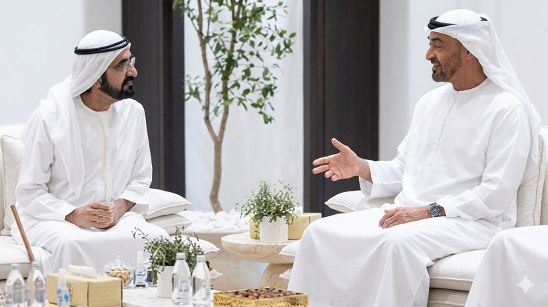 আরব আমিরাতের প্রেসিডেন্ট ও প্রধানমন্ত্রীর বৈঠক