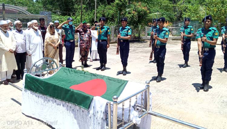 দক্ষিণ সুরমায় বীর মুক্তিযোদ্ধা সুবেদার মেজর (অবঃ) আব্দুল হাফিজ এর দাফন সম্পন্ন