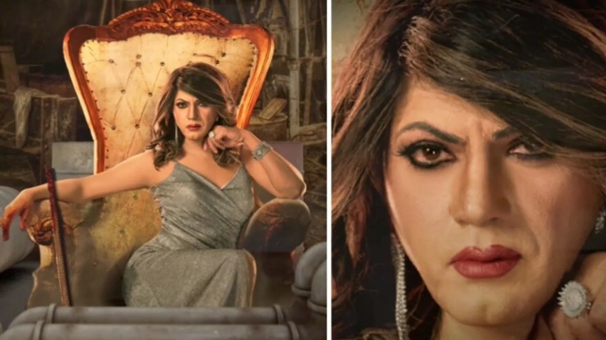 নারীর বেশে চমকে দিলেন নওয়াজ