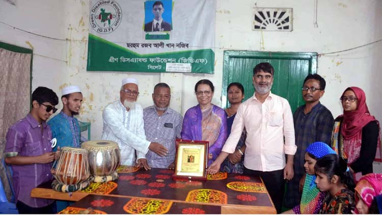 গ্রীন ডিসএ্যাবল্ড ফাউন্ডেশন জিডিএফ’র উদ্যোগে প্রবাসীকে সম্মাননা প্রদান