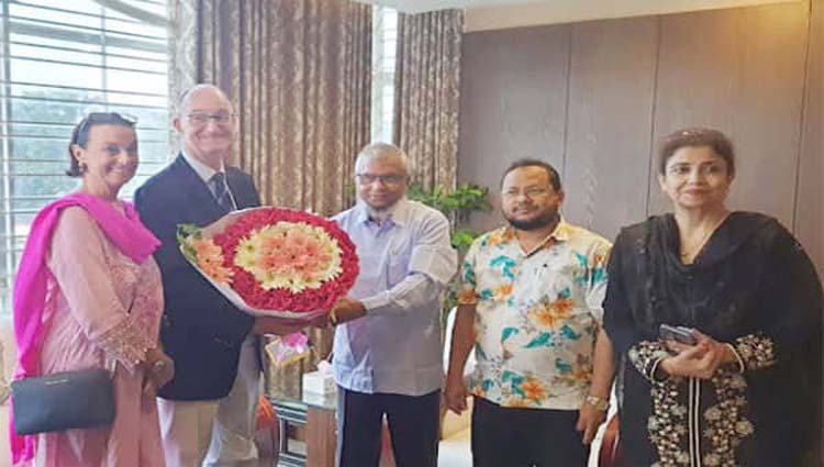 সিসিক মেয়রের সাথে জার্মান রাষ্ট্রদূতের সৌজন্য সাক্ষাৎ