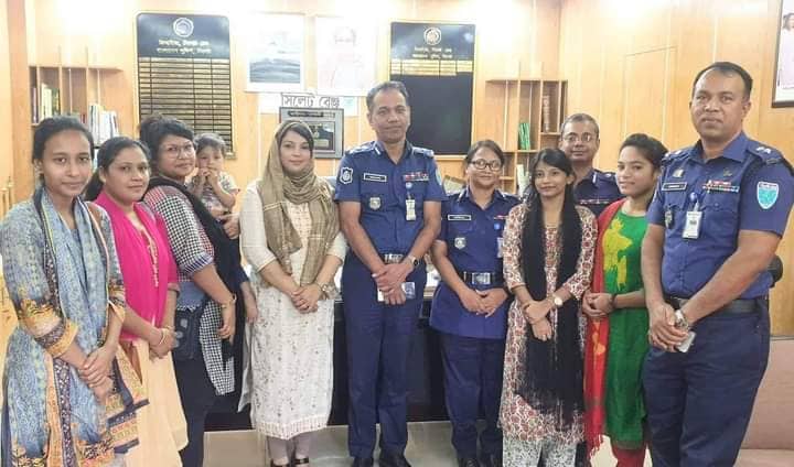 সিলেট রেঞ্জের ডিআইজির সাথে সিলেট উইমেনস জার্নালিস্ট ক্লাবের সৌজন্য সাক্ষাত