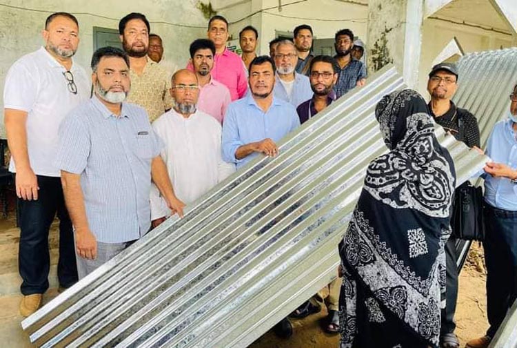 সিলেটে বাংলাদেশ এসোসিয়েশন কার্ডিফ এর পুনর্বাসন সহায়তা শুরু