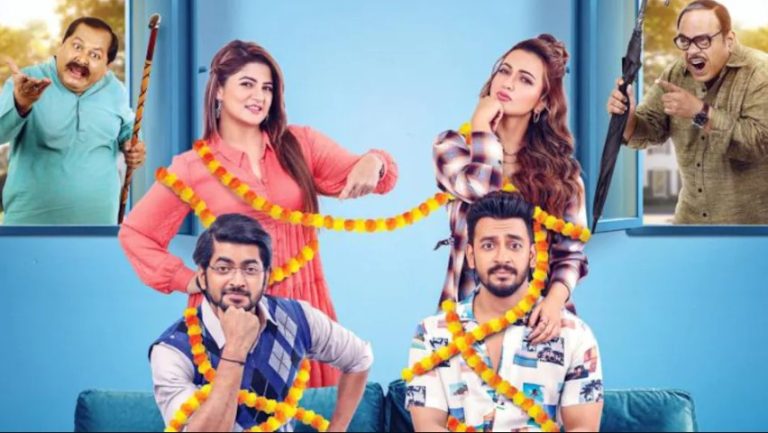‘হাঙ্গামা’য় একসঙ্গে বনি-কৌশানি ও ওম-শ্রাবন্তী