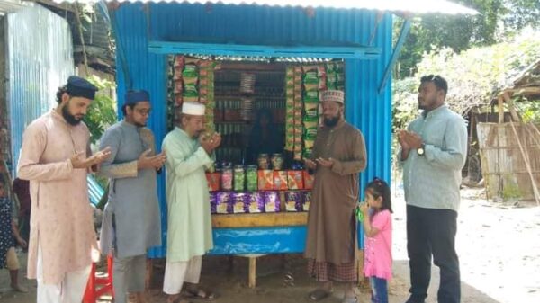 জুড়ীতে মুসলিম হ্যান্ডস এর অর্থায়নে ৫টি দোকান উদ্বোধন