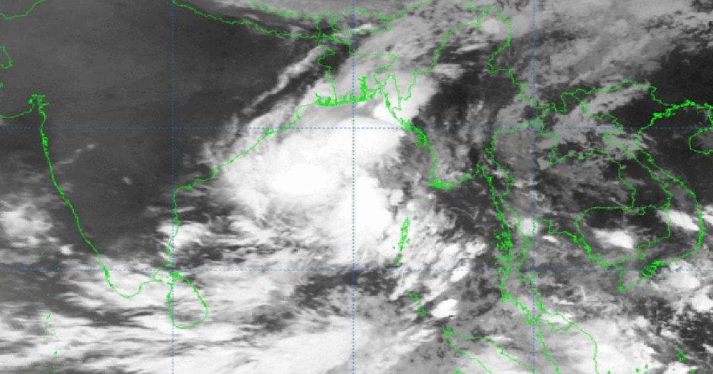 বঙ্গোপসাগর এলাকায় নিম্নচাপ গভীর নিম্নচাপে পরিণত হয়েছে