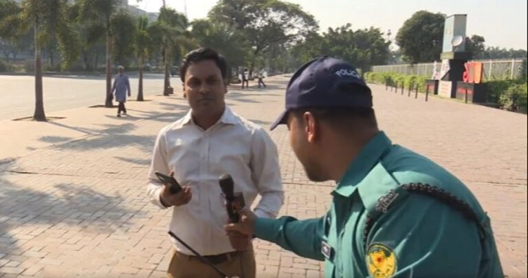বিএনপির ইভেন্ট কাভারের সময় সাংবাদিকের সঙ্গে দুর্ব্যবহার, কনস্টেবল প্রত্যাহার
