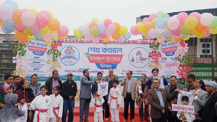 মৌলভীবাজারে শেখ কামাল বাংলাদেশ যুব গেমসের উদ্বোধন