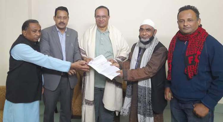 ওসমানী গ্রন্থাগার ও স্মৃতি জাদুঘর সুষ্ঠ রক্ষণাবেক্ষণের দাবীতে সিলেট -২ আসনের সাংসদ বরাবরে আবেদন