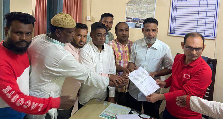 বালাগঞ্জে স্কুলছাত্রী সুমাইয়া হত্যাকারীদের গ্রেফতারের দাবীতে ইউএনও বরাবরে সংগ্রাম পরিষদের স্মারকলিপি পেশ
