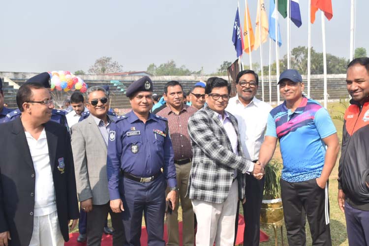 পুলিশ সুপার গোল্ডকাপ টি-২০ ক্রিকেট টুর্নামেন্টের শুভ উদ্বোধন