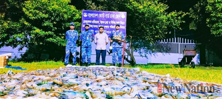 চাঁদপুরে ৪৫০০ কেজি জেলিযুক্ত চিংড়ি জব্দ