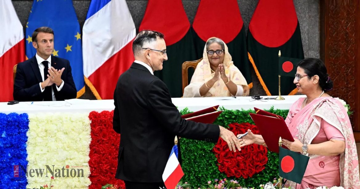 নগর পরিচালনা ও অবকাঠামো উন্নয়নে বাংলাদেশ ও ফ্রান্সের মধ্যে ১৮৪ ইউরোর ঋণ সহায়তা চুক্তি স্বাক্ষর