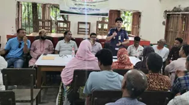 কাদিপুর ইউনিয়নে সামাজিক সম্প্রতি কমিটি সভা