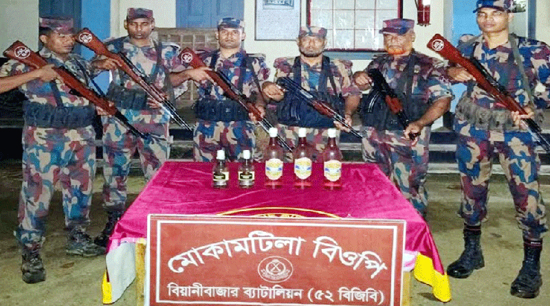 জুড়ীতে ভারতীয় মদ জব্দ