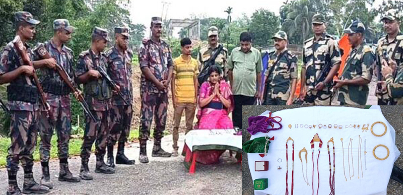 ৬ মাস পর স্বর্ণালংকারসহ ব্যাগ ফেরত দিলো বিএসএফ