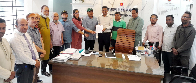 কুলাউড়ায় পাবলিক লাইব্রেরী পুনঃস্থাপনের দাবিতে ইউএনও বরাবরে স্মারকলিপি