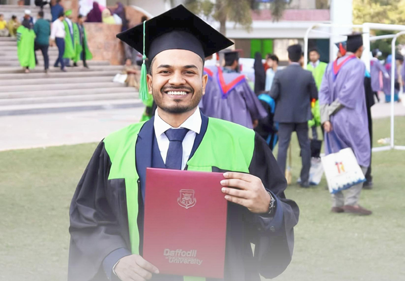 ড্যাফোডিল ইন্টারন্যাশনাল ইউনিভার্সিটি ছাত্রদলের আহবায়কের দায়িত্ব পেলেন কুলাউড়ার ফেরদৌস