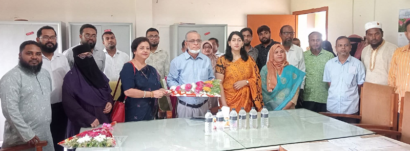 ইয়াকুব-তাজুল মহিলা ডিগ্রি কলেজ পরিদর্শন করলেন এমপি শওকতুল ইসলাম