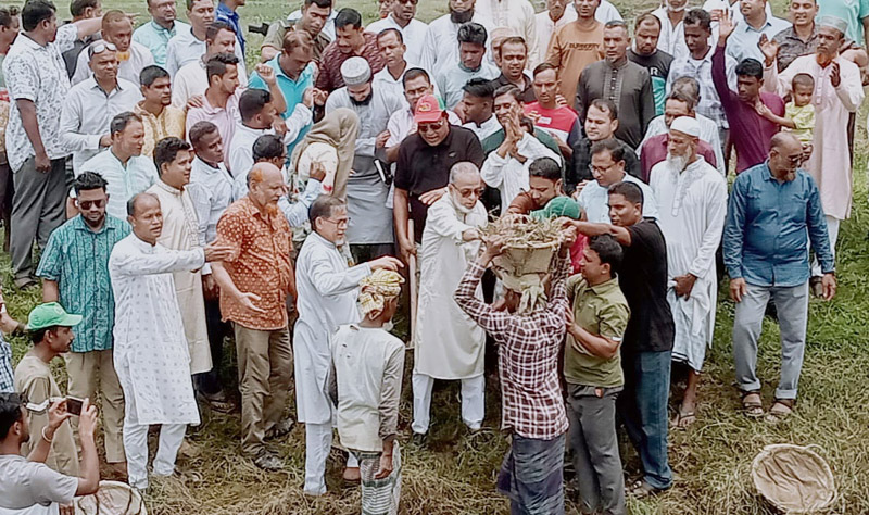 হাকালুকি হাওর তীরে খাল খনন কাজের উদ্বোধন করলেন এমপি শওকতুল ইসলাম