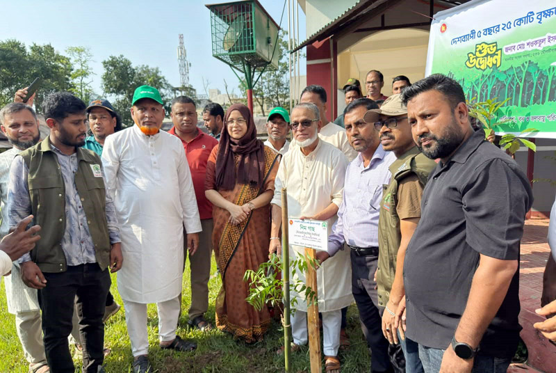কুলাউড়ায় বৃক্ষরোপণ কর্মসূচির উদ্বোধন