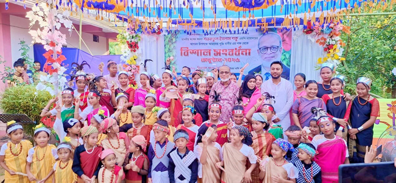 কুলাউড়ার বালাইরমা খাসিয়া পুঞ্জিতে এমপি শকুকে সংবর্ধনা