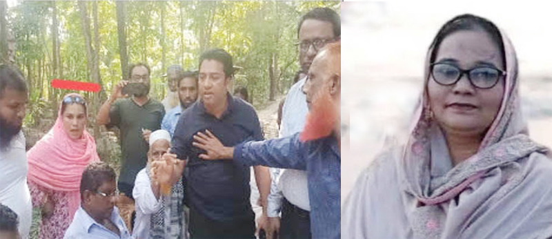 আদালতের রেকর্ড কিপারের বিরুদ্ধে প্রতিবেশীকে হয়রানি ও জমি দখলের অভিযোগ
