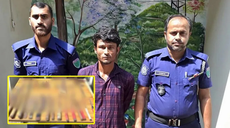 কুলাউড়ায় ডাকাতির প্রস্তুতিকালে অস্ত্রসহ গ্রেপ্তার-১