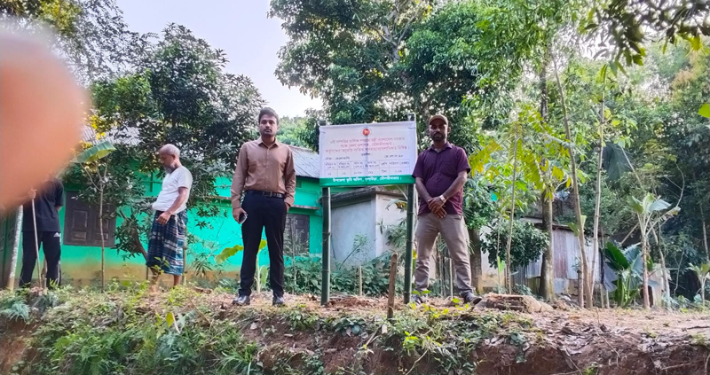কুলাউড়ায় অবৈধভাবে বেদখল হওয়া ২৯ শতক সরকারি জমি উদ্ধার, জরিমানা 