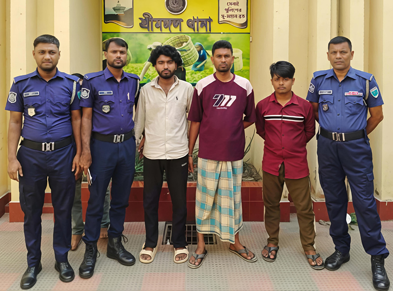 শ্রীমঙ্গলে কিশোরীকে অপহরণ করে গণধর্ষণের অভিযোগ, গ্রেপ্তার ৩